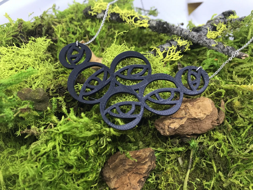 I Never Promised You a Rose Garden 3D Printed Necklace