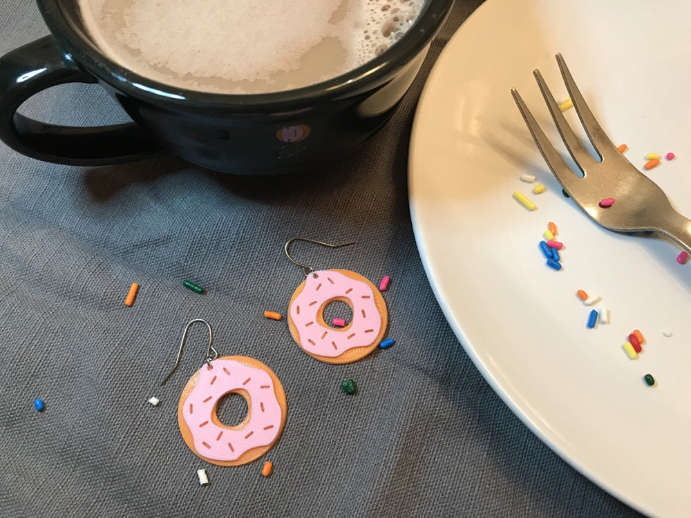 Donut You Want Them? 3D Printed Earrings