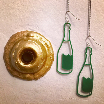 Sip, Sip, Hooray!! 3D Printed Earrings
