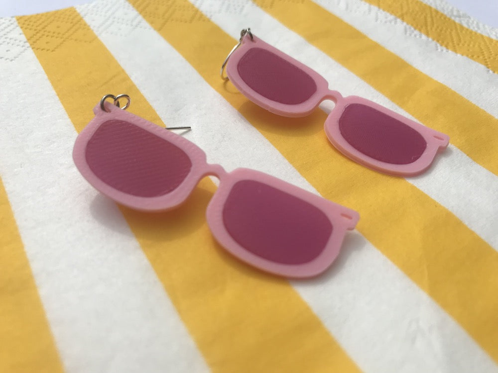 Future's So Bright 3D Printed Earrings