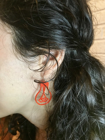 Light Up My Life 3D Printed Earrings