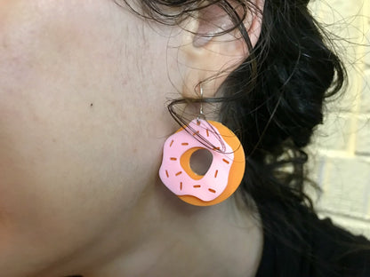 Donut You Want Them? 3D Printed Earrings