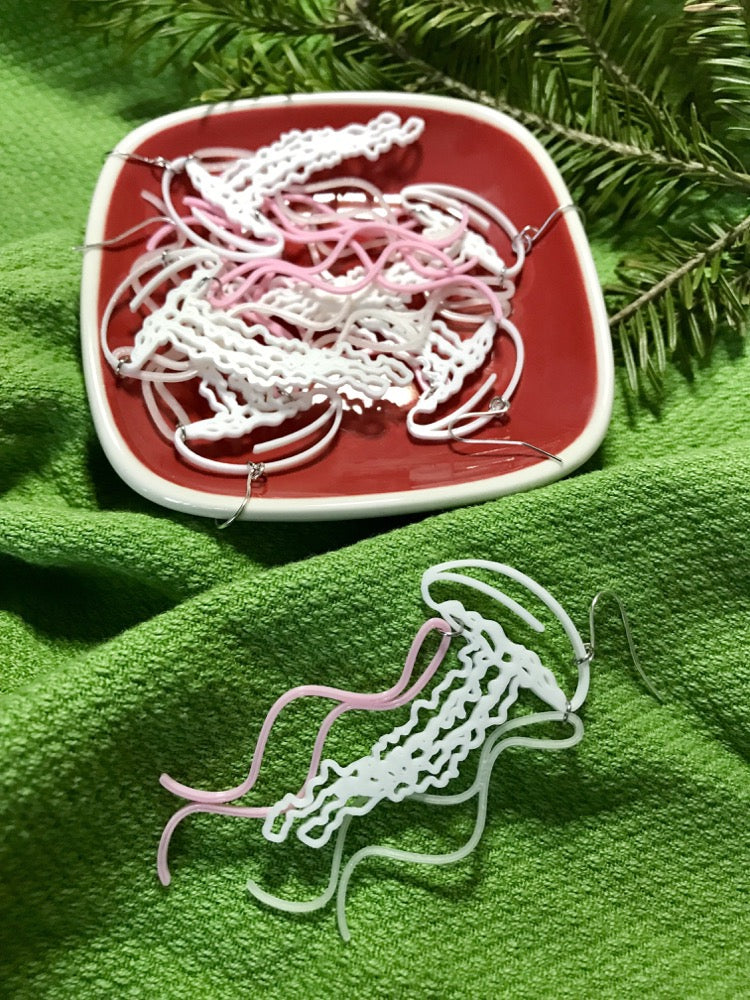 Don't Be Jelly 3D Printed Earrings