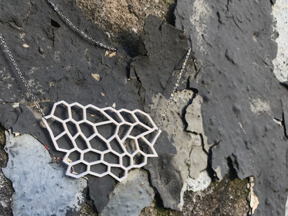 Water Runs Dry 3D Printed Necklace