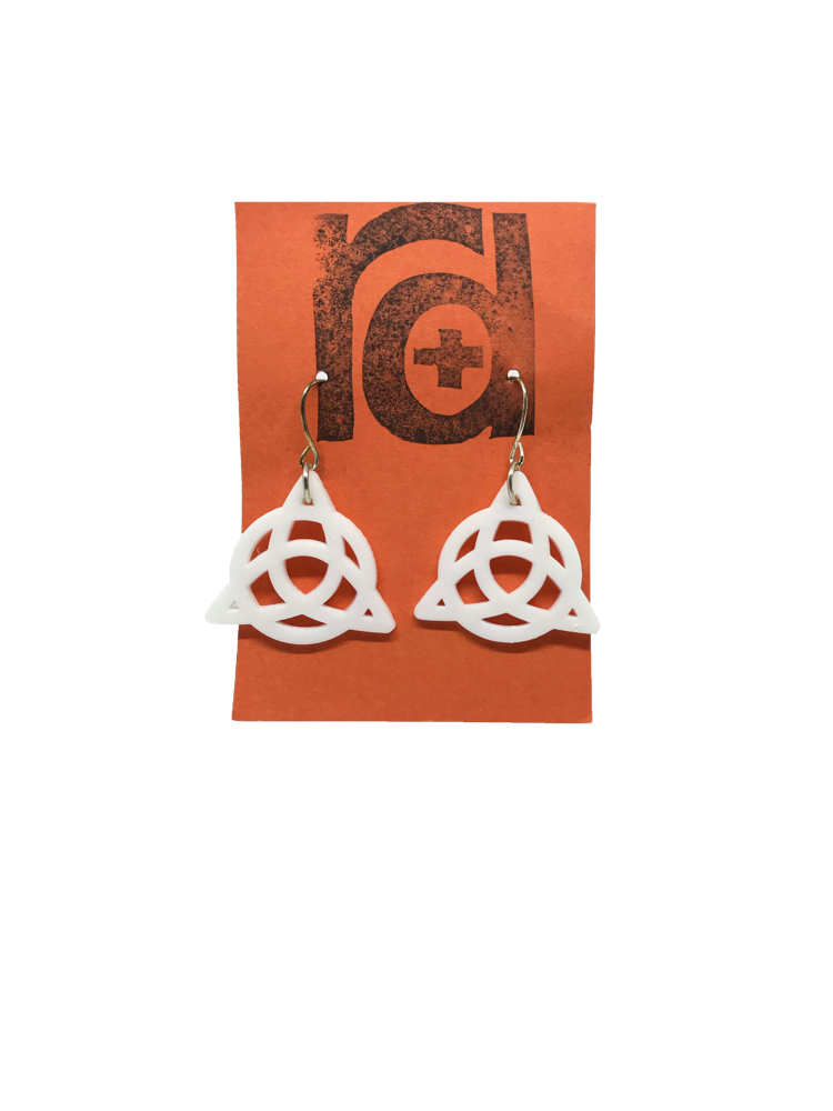 Knot a Problem 3D Printed Earrings