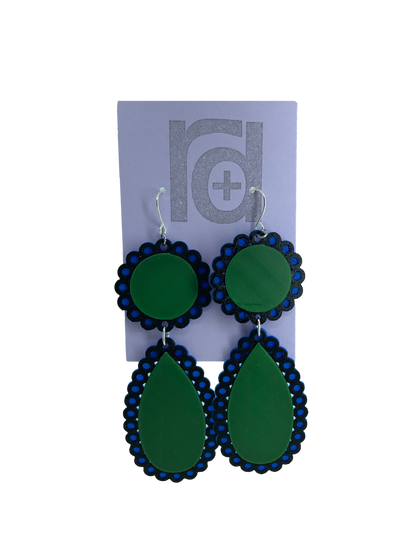 Live, Love, Lace 3D Printed Earrings