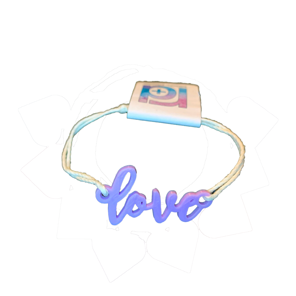 Love 3D Printed Bracelet