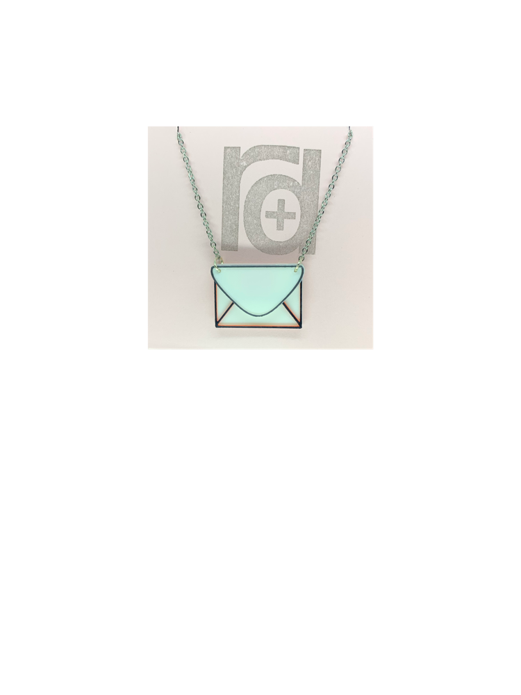 Love Letter 3D Printed Necklace