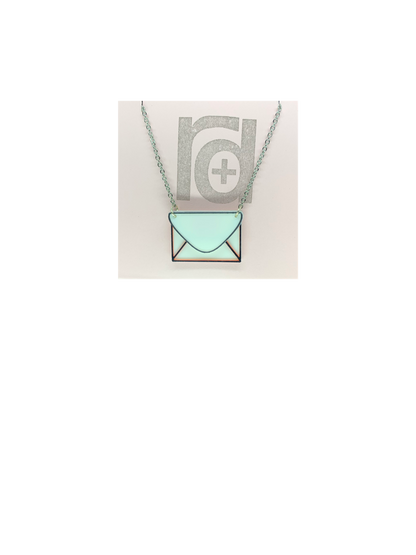 Love Letter 3D Printed Necklace