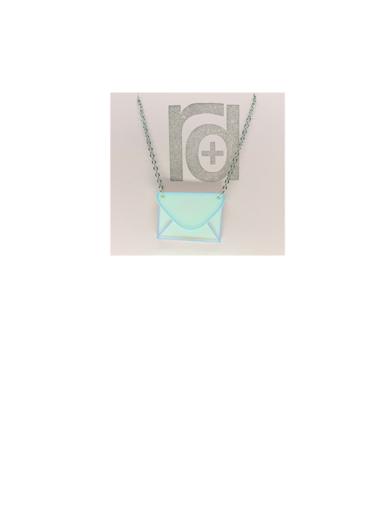 Love Letter 3D Printed Necklace