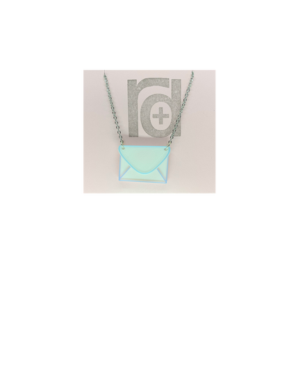 Love Letter 3D Printed Necklace