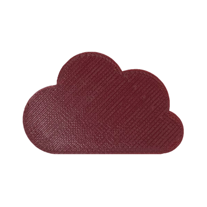 This is a sample of our merlot eco friendly 3D printer filament. This deep red, like the name suggests, is the color of a freshly poured glass of wine at the end of a long day. We love this color for adding a bit more subtlety during fall, but can't resist the lush color throughout the year too.