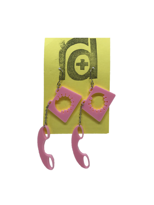 Off The Hook 3D Printed Earrings