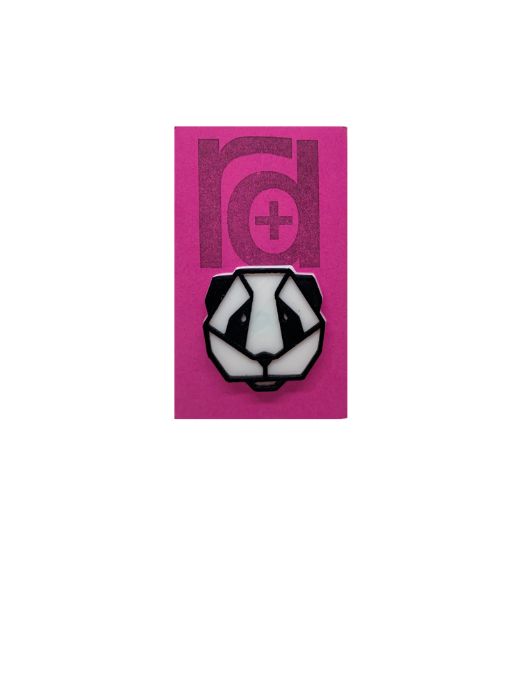 Pandamonium 3D Printed Pin