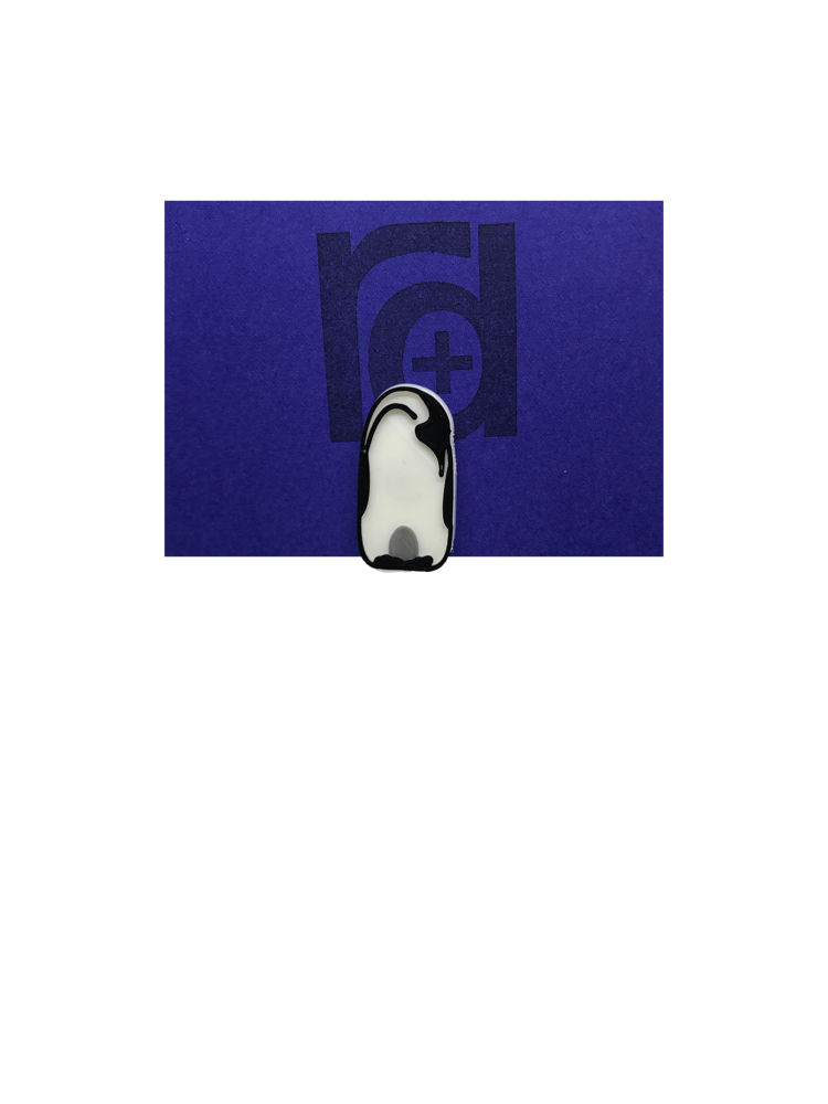 Penguin Suit 3D Printed Lapel Pin/Tie Tack and Cufflinks