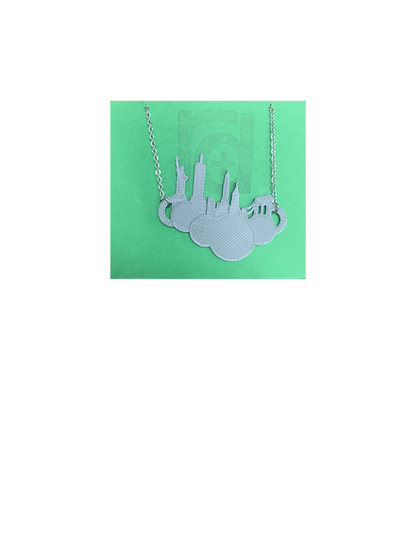 Plant Based Jungle 3D Printed Necklace