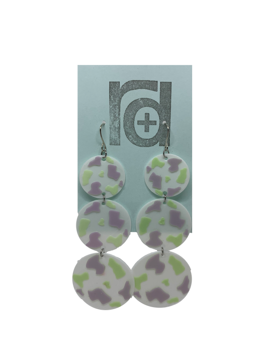 Reign of Terrazzo 3D Printed Earrings