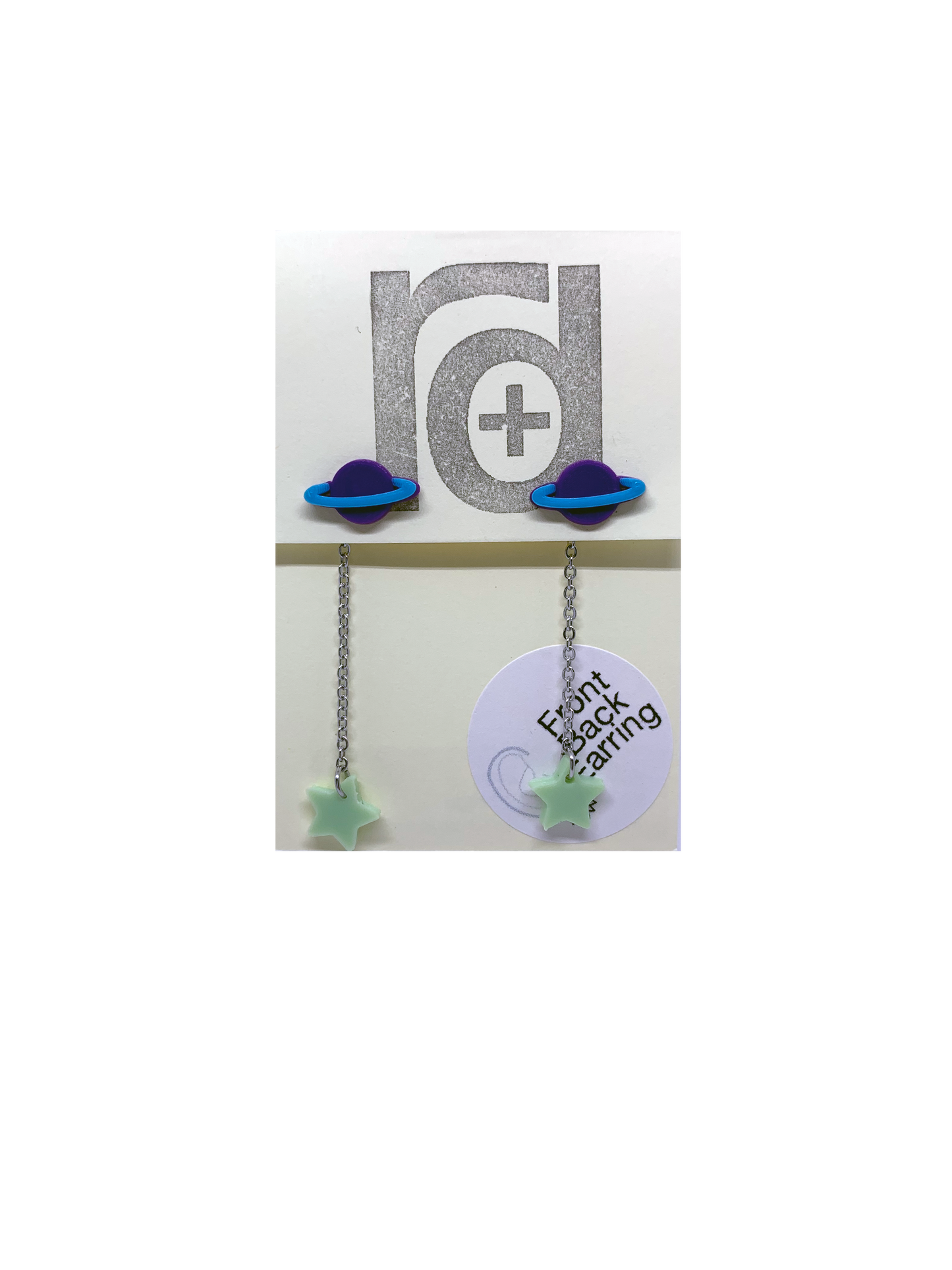 Return of Saturn 3D Printed Earrings