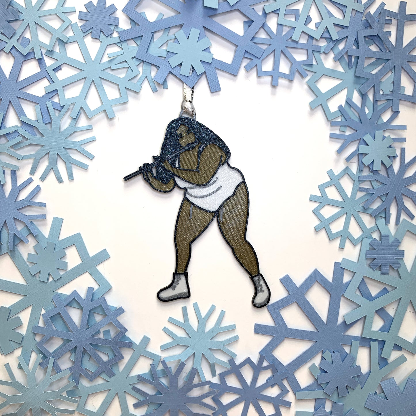 All I Want For Christmas is Flute 3D Printed Ornament