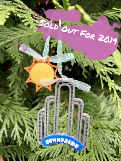 Happy Sol-idays from Sunnyside! 2019 3D Printed Ornament