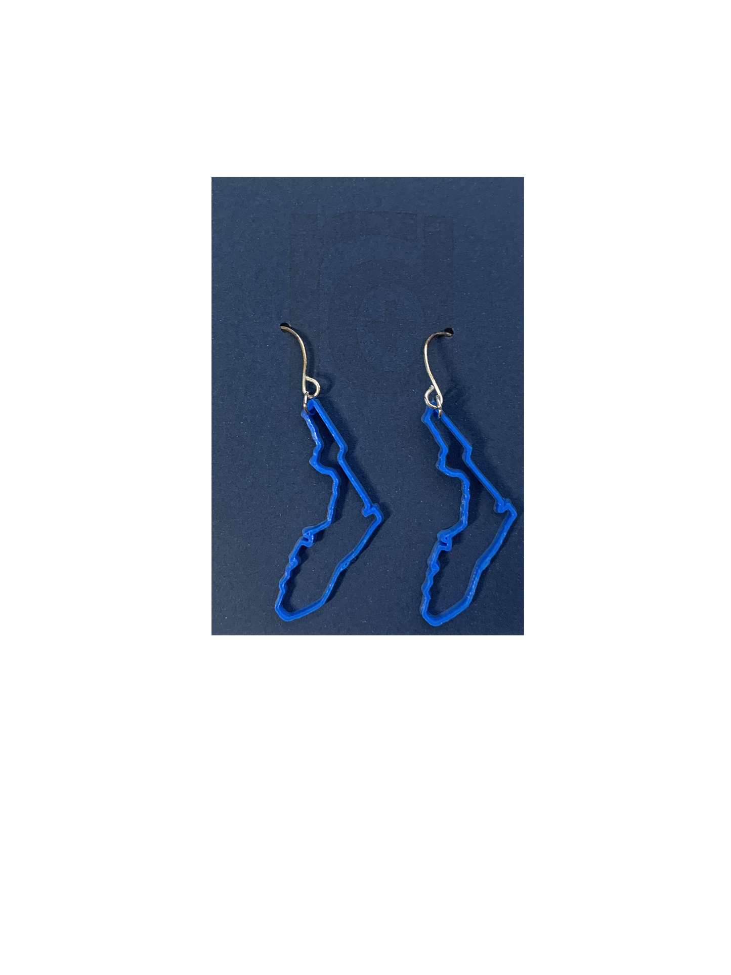 Sun-Sand-Swamp 3D Printed Earrings