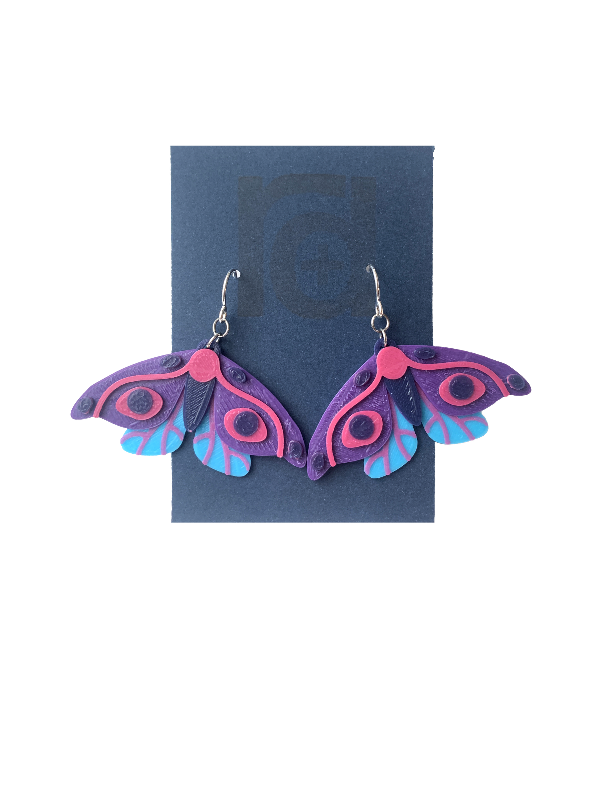 Butterfly backs for earrings, silicone earring stoppers - flower