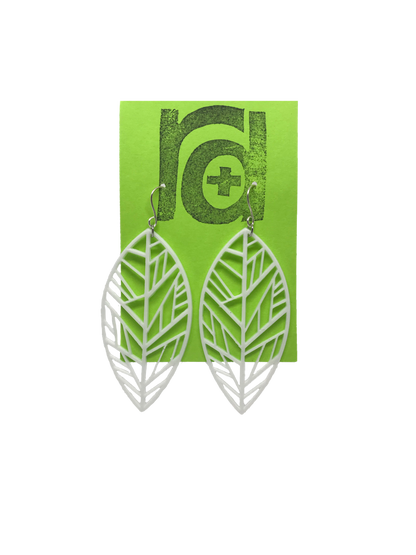 Unbe-leaf-able 3D Printed Earrings