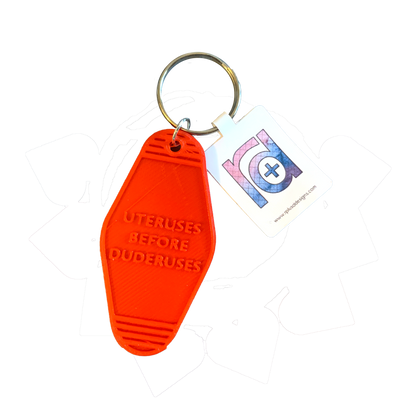Cheeky 3D Printed Vintage Style Keychains