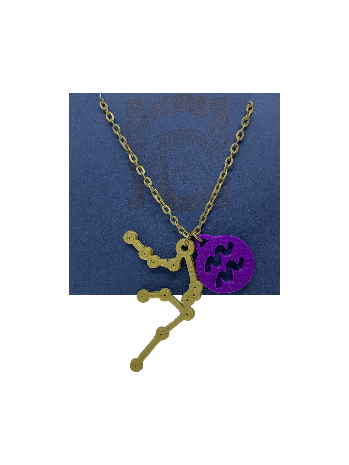 Written in the Stars 3D Printed Necklace