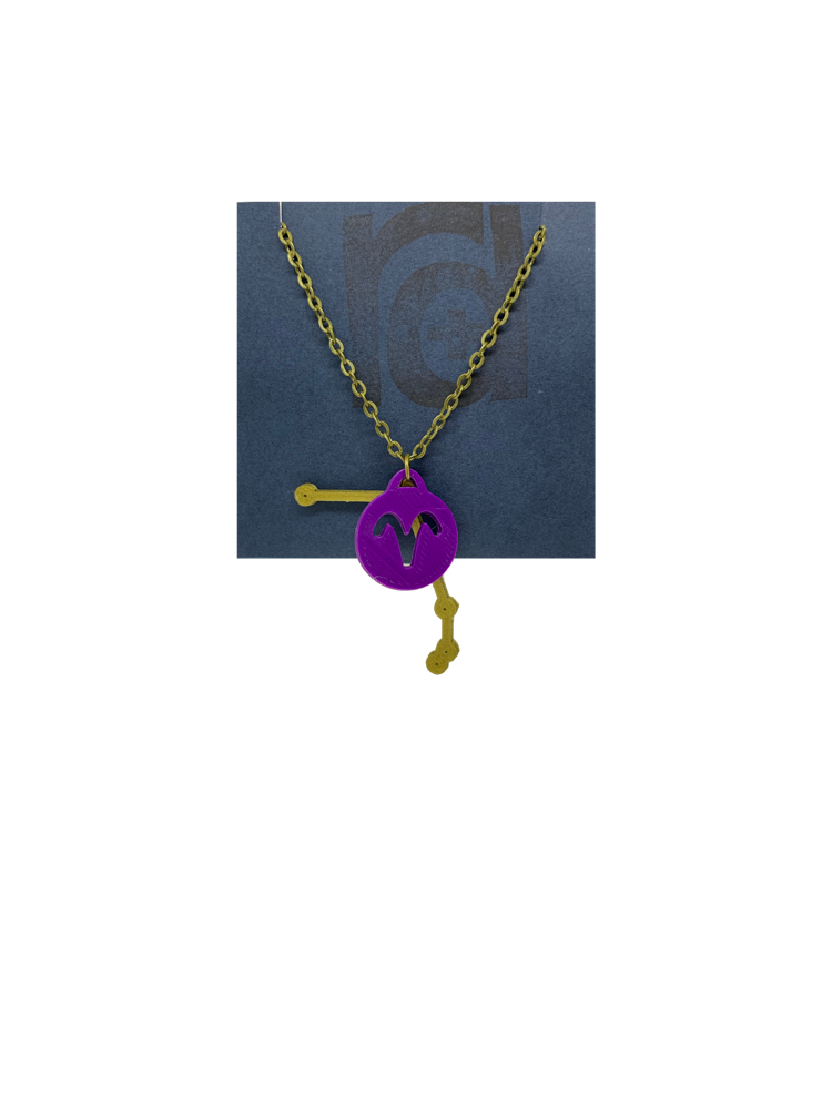 Written in the Stars 3D Printed Necklace