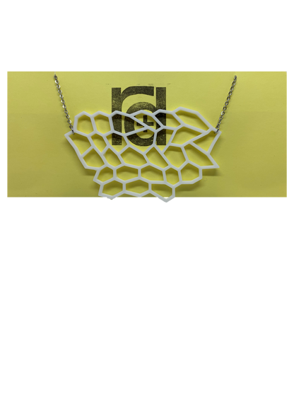 Water Runs Dry 3D Printed Necklace