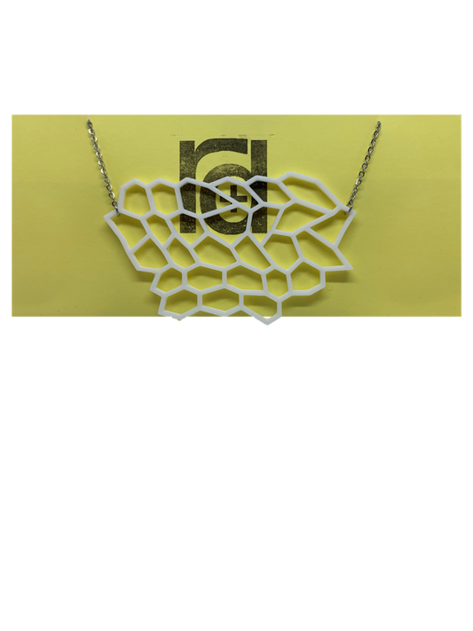 Water Runs Dry 3D Printed Necklace