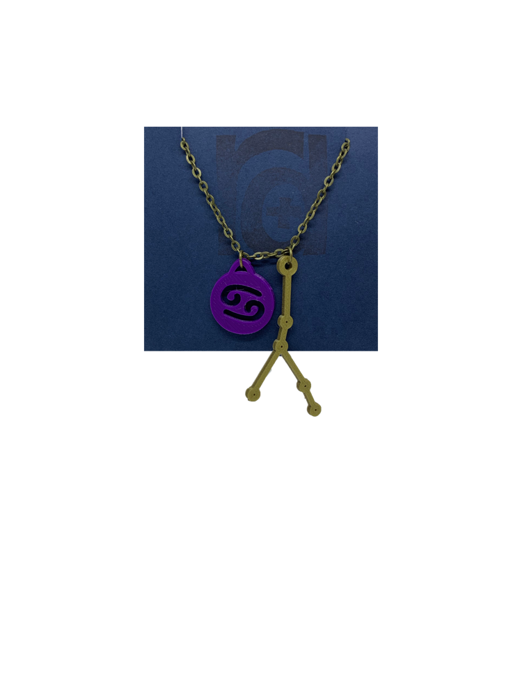 Written in the Stars 3D Printed Necklace