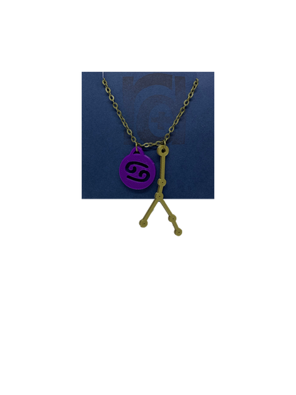 Written in the Stars 3D Printed Necklace