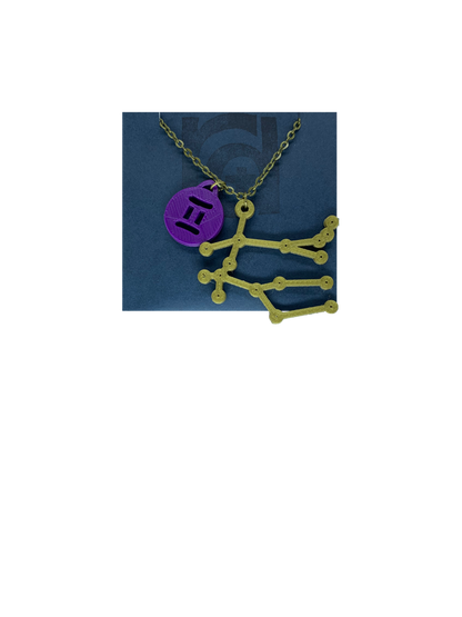 Written in the Stars 3D Printed Necklace