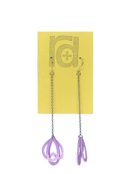 What in Carnation? 3D Printed Earrings