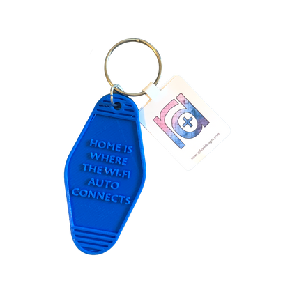 Cheeky 3D Printed Vintage Style Keychains