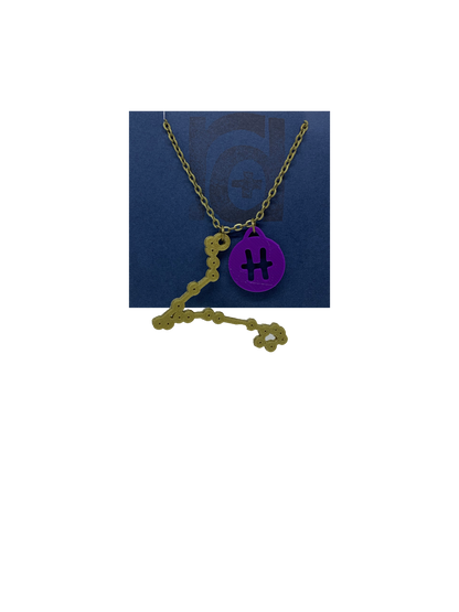 Written in the Stars 3D Printed Necklace