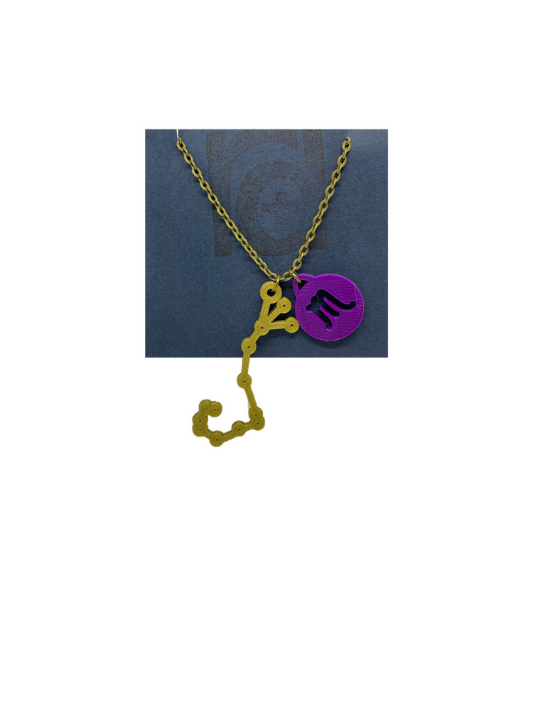 Written in the Stars 3D Printed Necklace