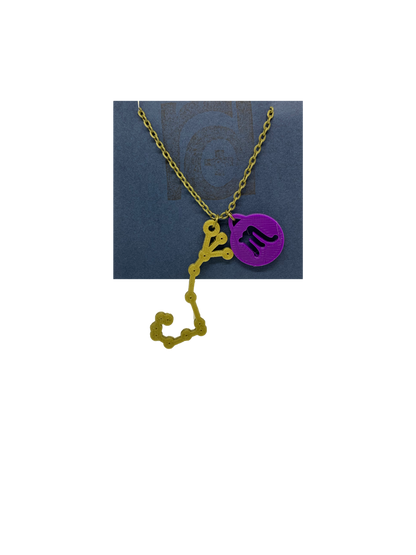 Written in the Stars 3D Printed Necklace