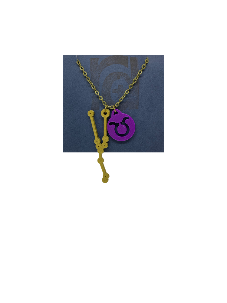 Written in the Stars 3D Printed Necklace