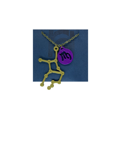 Written in the Stars 3D Printed Necklace